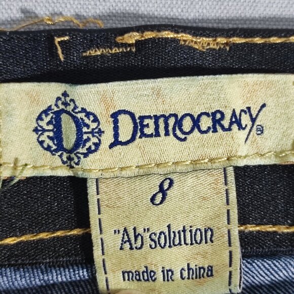 Democracy jeggings women's size 8 ink blue Jean "Ab"Solution stretchy - Picture 5 of 12